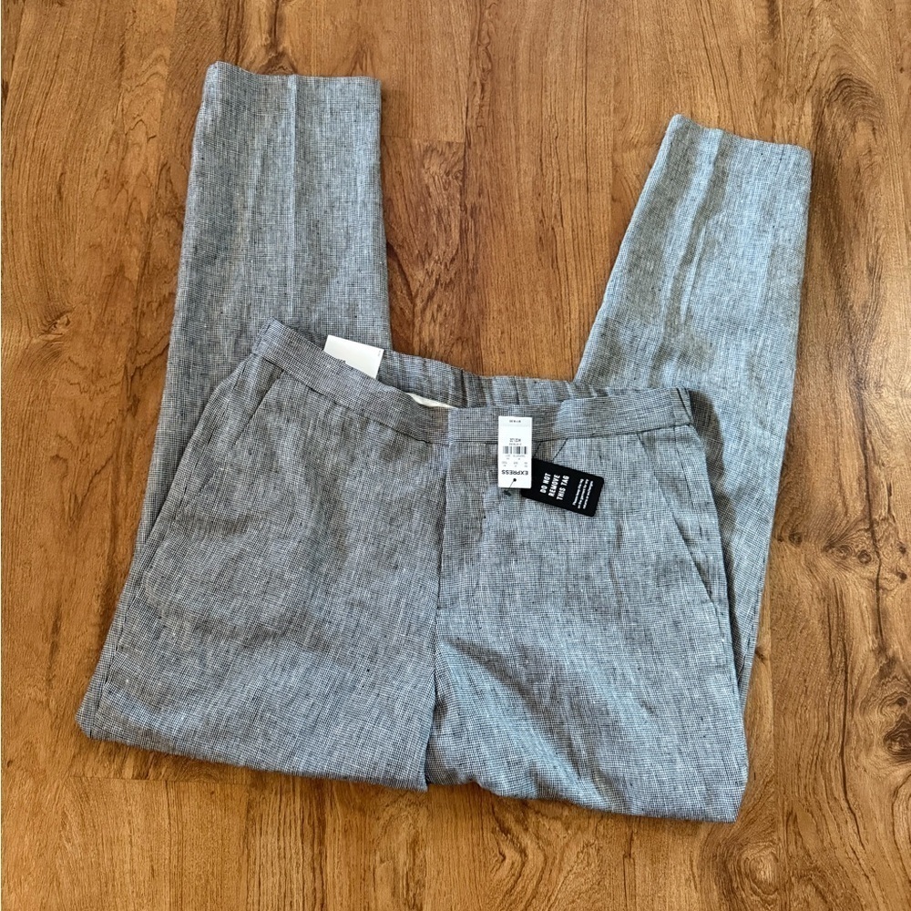 Men’s Express Gray Chinos Slim Fit Tapered NEW 32x32 - Picture 6 of 7